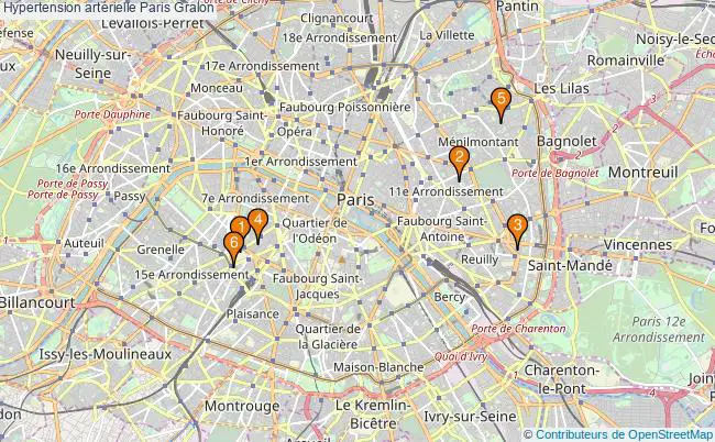 plan Hypertension artérielle Paris Associations hypertension artérielle Paris : 6 associations