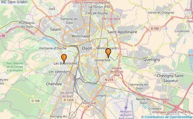 plan IAE Dijon Associations IAE Dijon : 6 associations