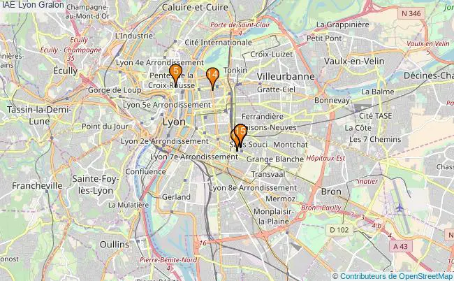 plan IAE Lyon Associations IAE Lyon : 17 associations