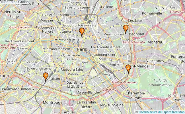 plan Iaïdo Paris Associations iaïdo Paris : 4 associations
