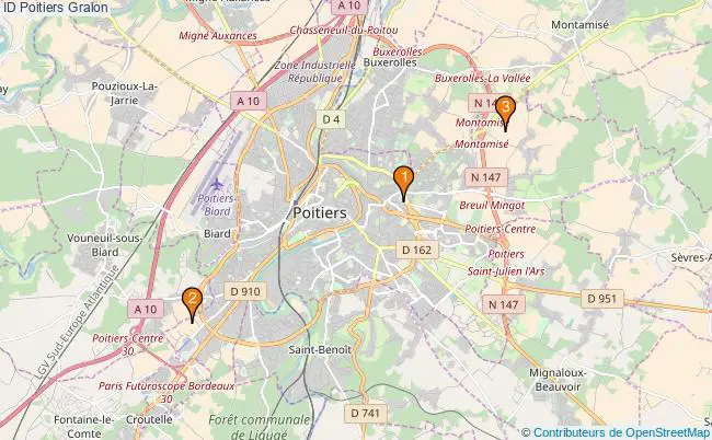 plan ID Poitiers Associations ID Poitiers : 3 associations