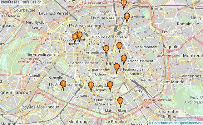 plan Identitaires Paris Associations Identitaires Paris : 13 associations