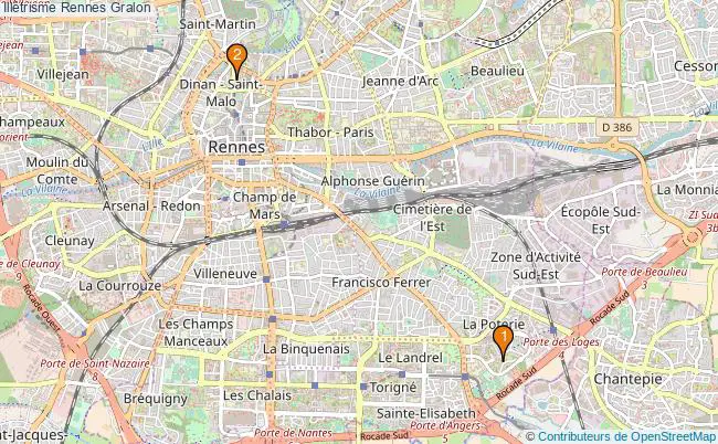 plan Illétrisme Rennes Associations illétrisme Rennes : 2 associations