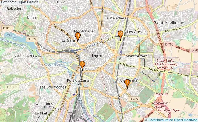 plan Illettrisme Dijon Associations illettrisme Dijon : 4 associations