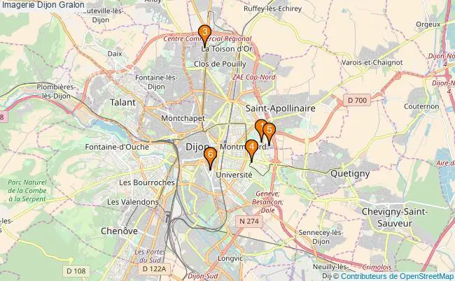 plan Imagerie Dijon Associations imagerie Dijon : 6 associations