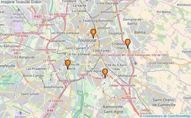 plan Imagerie Toulouse Associations imagerie Toulouse : 5 associations