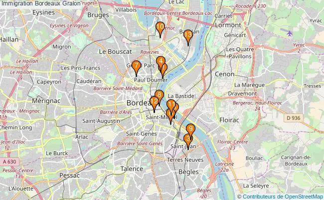 plan Immigration Bordeaux Associations immigration Bordeaux : 15 associations