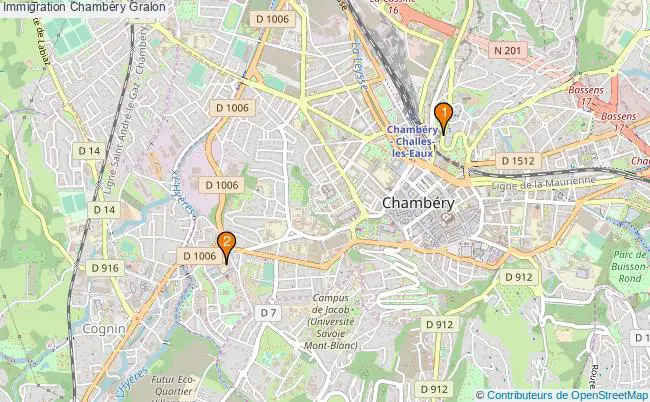 plan Immigration Chambéry Associations immigration Chambéry : 2 associations