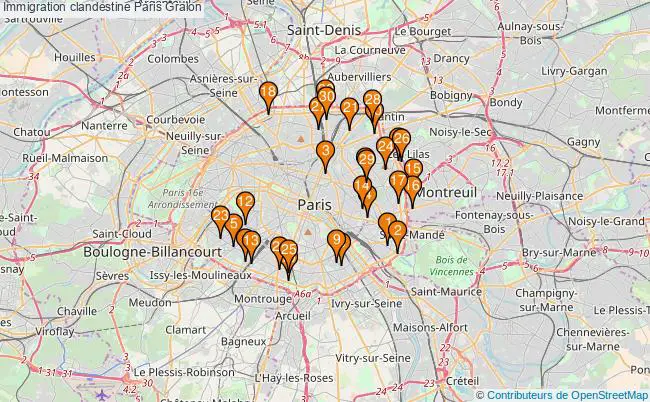 plan Immigration clandestine Paris Associations immigration clandestine Paris : 48 associations