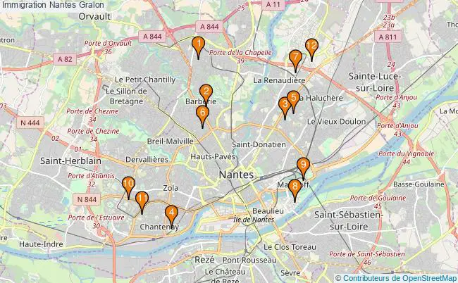 plan Immigration Nantes Associations immigration Nantes : 14 associations