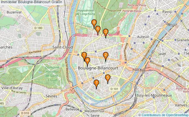 plan Immobilier Boulogne-Billancourt Associations Immobilier Boulogne-Billancourt : 7 associations