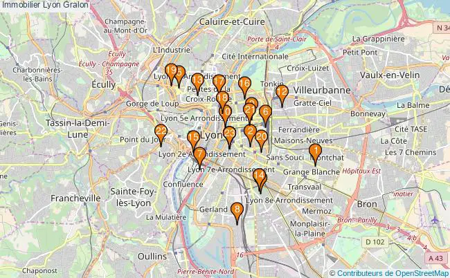 plan Immobilier Lyon Associations Immobilier Lyon : 39 associations