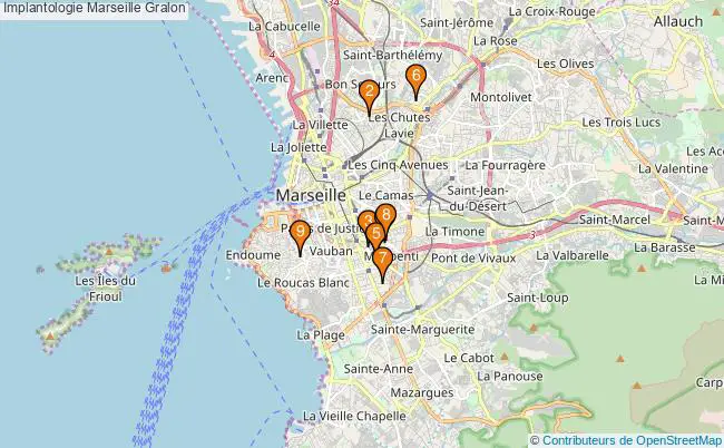plan Implantologie Marseille Associations implantologie Marseille : 11 associations