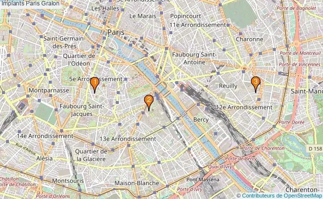 plan Implants Paris Associations implants Paris : 5 associations