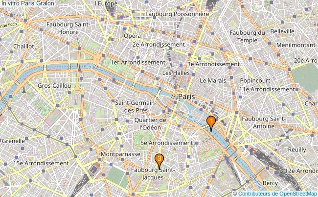 plan In vitro Paris Associations in vitro Paris : 4 associations
