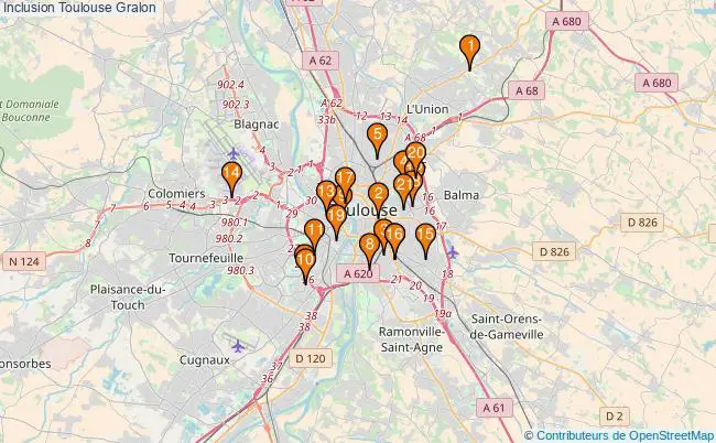 plan Inclusion Toulouse Associations inclusion Toulouse : 23 associations