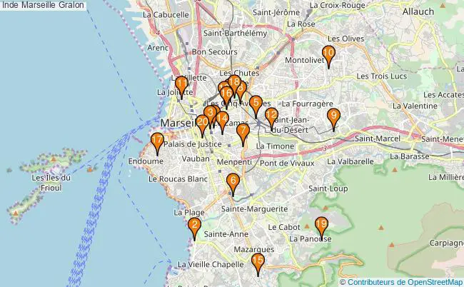 plan Inde Marseille Associations Inde Marseille : 22 associations
