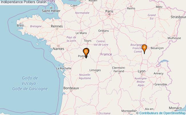 plan Indépendance Poitiers Associations indépendance Poitiers : 7 associations