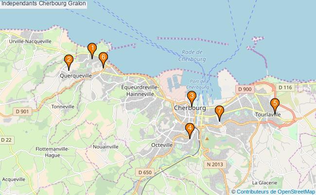 plan Independants Cherbourg Associations independants Cherbourg : 6 associations