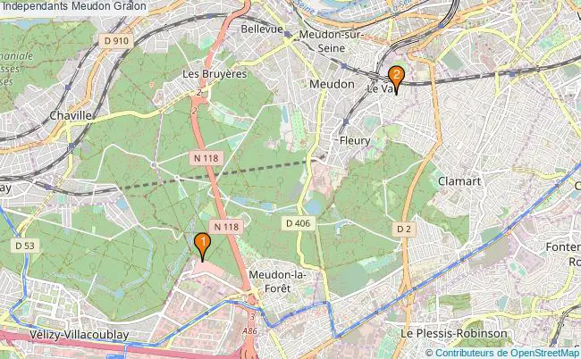 plan Independants Meudon Associations independants Meudon : 3 associations