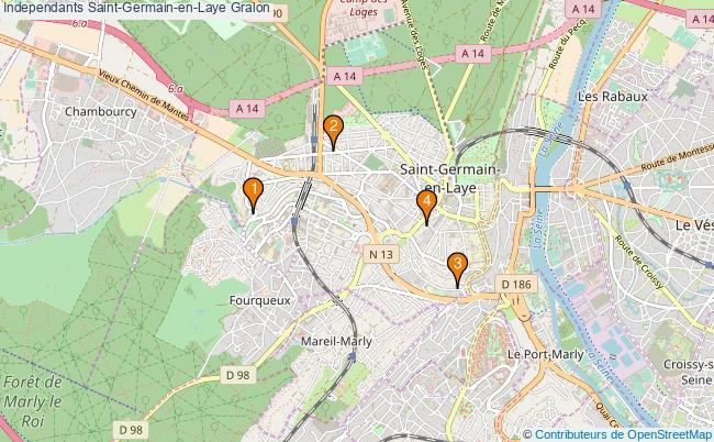 plan Independants Saint-Germain-en-Laye Associations independants Saint-Germain-en-Laye : 5 associations