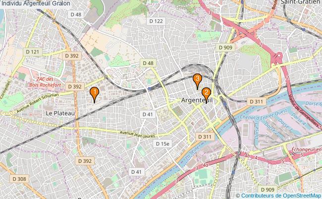 plan Individu Argenteuil Associations Individu Argenteuil : 4 associations