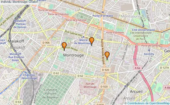 plan Individu Montrouge Associations Individu Montrouge : 3 associations