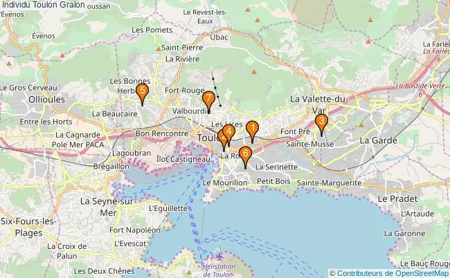plan Individu Toulon Associations Individu Toulon : 6 associations