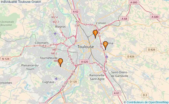 plan Individualité Toulouse Associations Individualité Toulouse : 7 associations