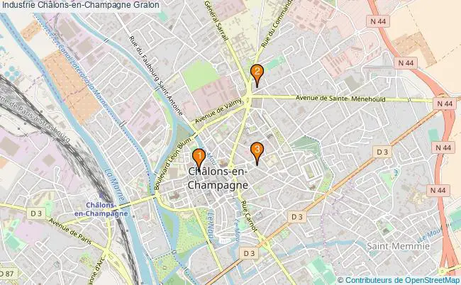 plan Industrie Châlons-en-Champagne Associations industrie Châlons-en-Champagne : 3 associations