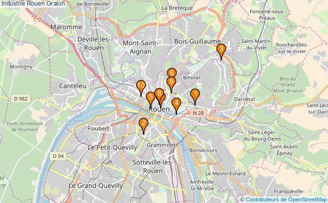 plan Industrie Rouen Associations industrie Rouen : 10 associations