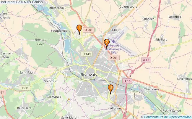 plan Industriel Beauvais Associations industriel Beauvais : 3 associations