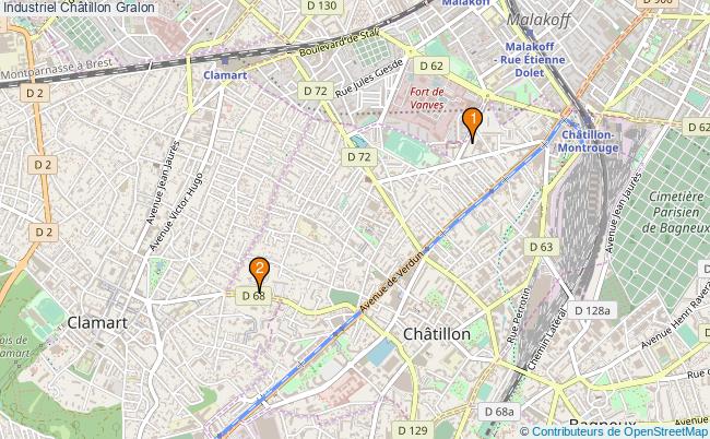 plan Industriel Châtillon Associations industriel Châtillon : 3 associations