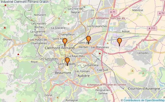 plan Industriel Clermont-Ferrand Associations industriel Clermont-Ferrand : 4 associations