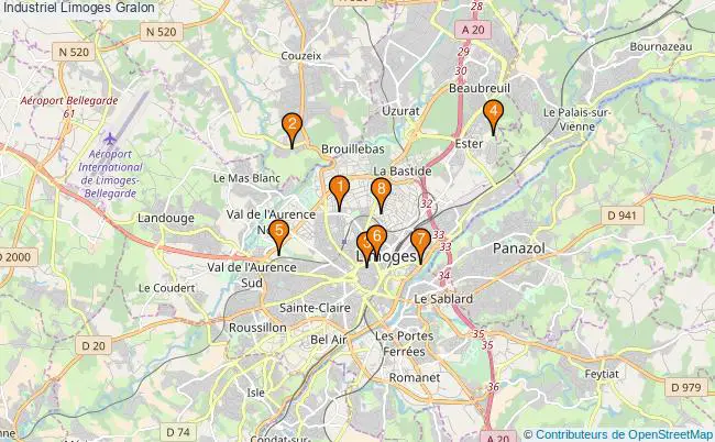 plan Industriel Limoges Associations industriel Limoges : 8 associations