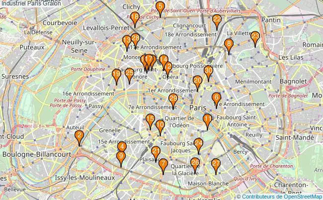 plan Industriel Paris Associations industriel Paris : 109 associations