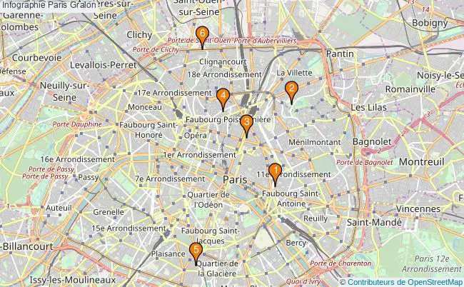 plan Infographie Paris Associations infographie Paris : 7 associations