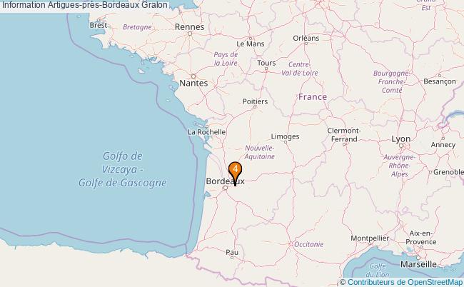 plan Information Artigues-près-Bordeaux Associations information Artigues-près-Bordeaux : 6 associations
