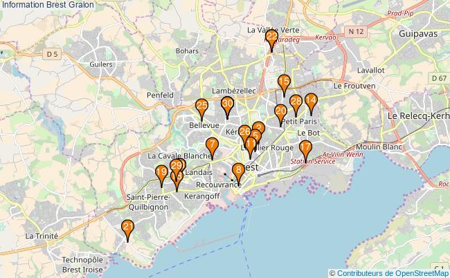 plan Information Brest Associations information Brest : 182 associations
