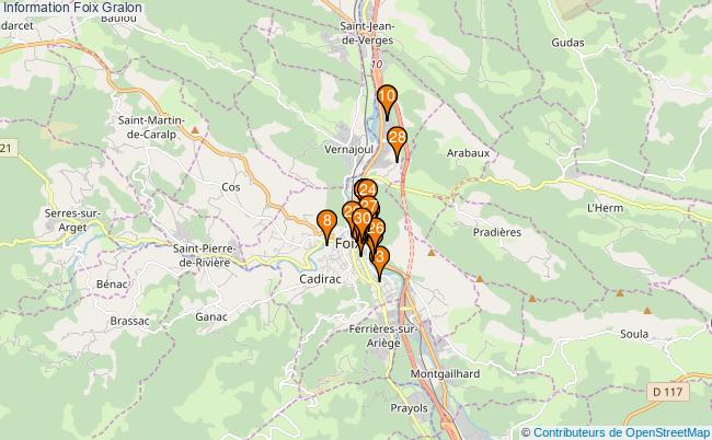 plan Information Foix Associations information Foix : 29 associations
