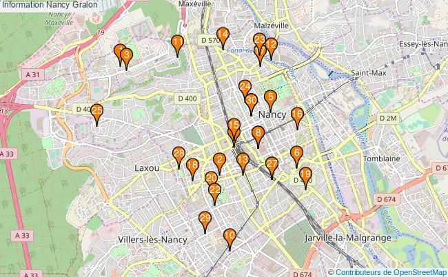 plan Information Nancy Associations information Nancy : 163 associations