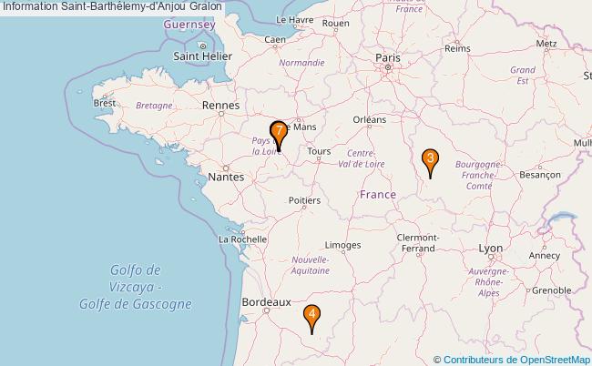 plan Information Saint-Barthélemy-d'Anjou Associations information Saint-Barthélemy-d'Anjou : 7 associations