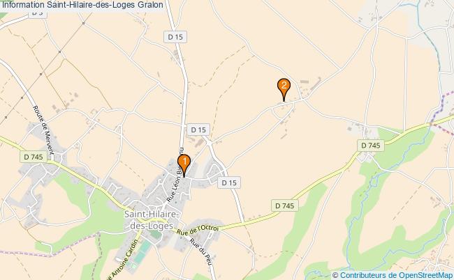 plan Information Saint-Hilaire-des-Loges Associations information Saint-Hilaire-des-Loges : 2 associations