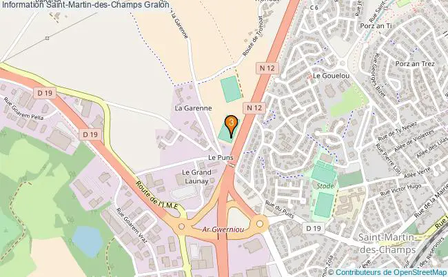 plan Information Saint-Martin-des-Champs Associations information Saint-Martin-des-Champs : 4 associations