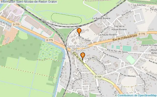 plan Information Saint-Nicolas-de-Redon Associations information Saint-Nicolas-de-Redon : 2 associations