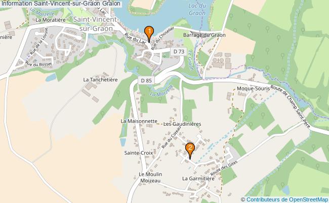 plan Information Saint-Vincent-sur-Graon Associations information Saint-Vincent-sur-Graon : 2 associations