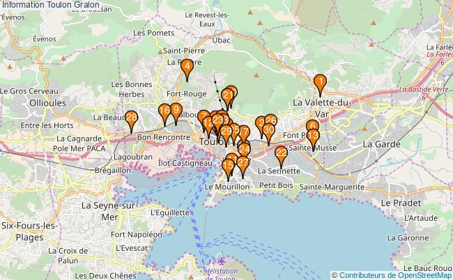 plan Information Toulon Associations information Toulon : 182 associations