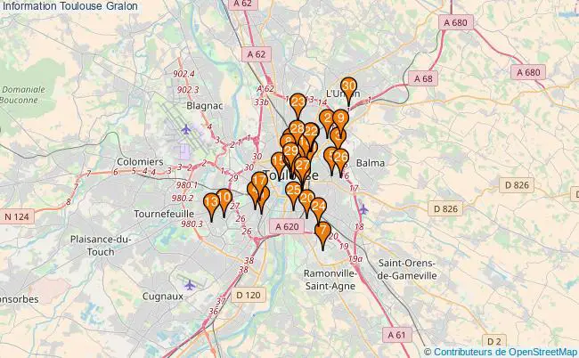 plan Information Toulouse Associations information Toulouse : 499 associations