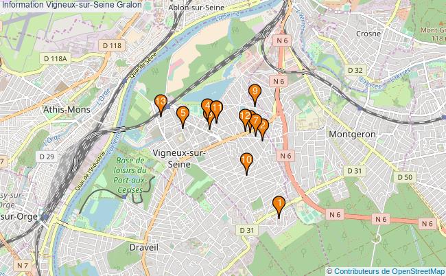 plan Information Vigneux-sur-Seine Associations information Vigneux-sur-Seine : 14 associations