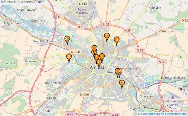 plan Informatique Amiens Associations informatique Amiens : 37 associations